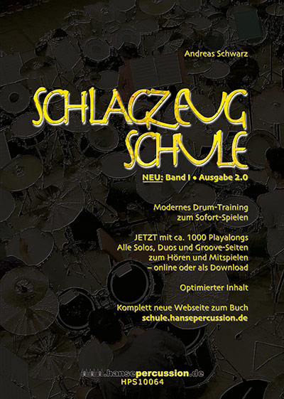 Cover der Schlagzeugschule Band 1 von Andreas Schwarz