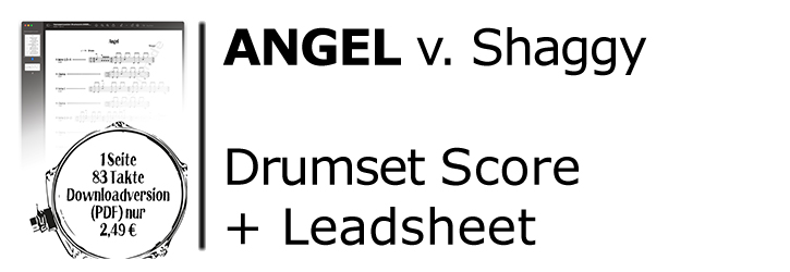 drumset score ANGEL von Shaggy
