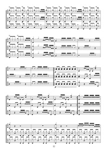 Beispielseite aus 34 Trios & Quartets, Band von Andreas Schwarz
